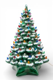 Vintage Cermaic Glazed Christmas Tree