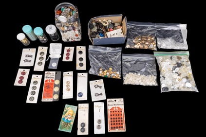 Vintage & other Buttons Large Grouping