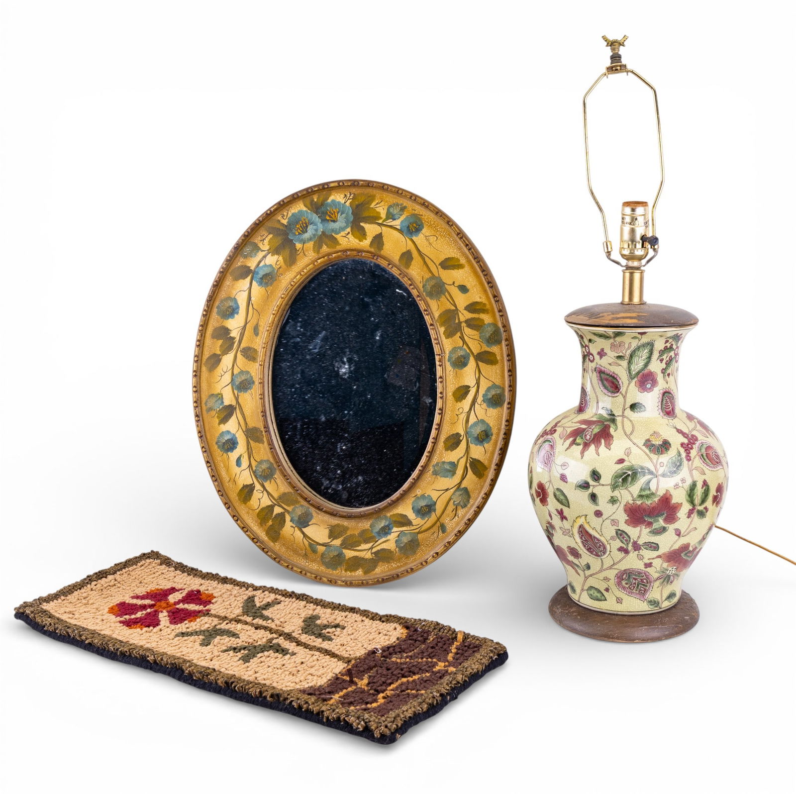 Frederick Cooper Table Lamp, Oval Mirror (1 of 16)