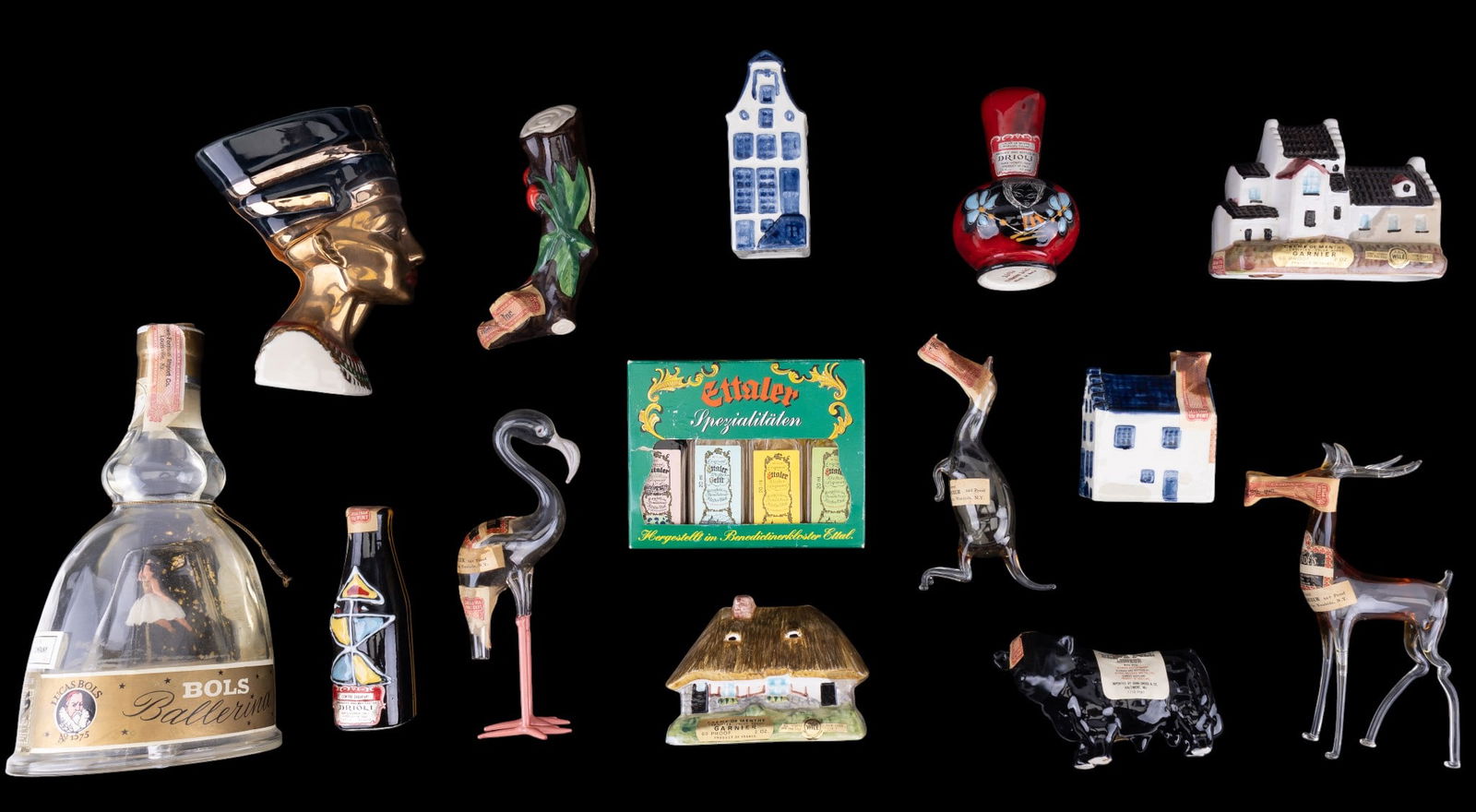 Estate Figural Liquor and Liqueur Bottles (1 of 14)