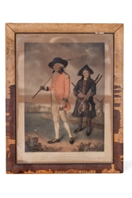 Blackheath Golfer Print w/ 1790 Date