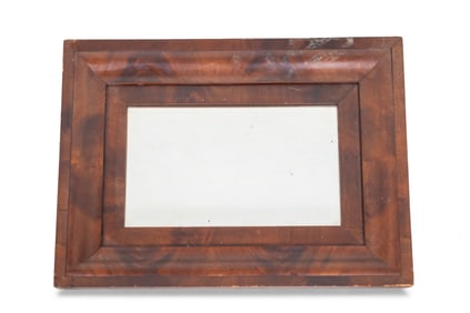 Antique Ogee Mirror & Later Beveled Mirror