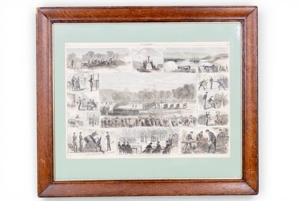 Antique Harper's Weekly "Cadet Life at West Point"