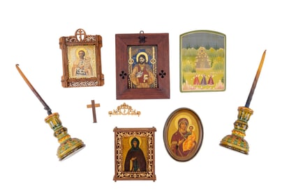 Vintage Russian Orthodox Iconography