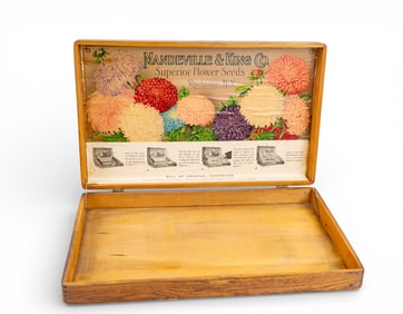 Mandeville & King Co. Seed Counter Display Box