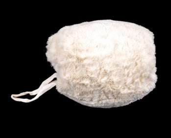 Antique White Fur Muff