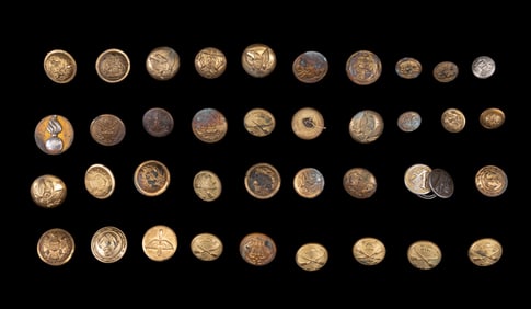 Antique & Semi-Antique Military Brass Buttons