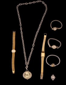 Vintage Wrist Watches w/ Wittnauer, Bulova, Elgin