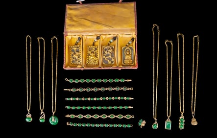 Jade Medallions and Jewelry