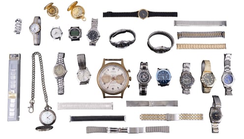 Vintage Men's Wrist and Pocket Watches