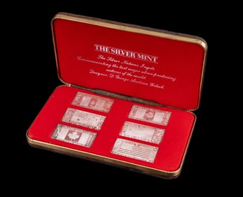 .999 Fine Silver "Silver Nations Ingots" Set (6)