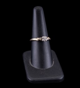 14K Yellow Gold Diamond Ring