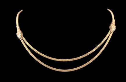 Vintage Snake Necklace