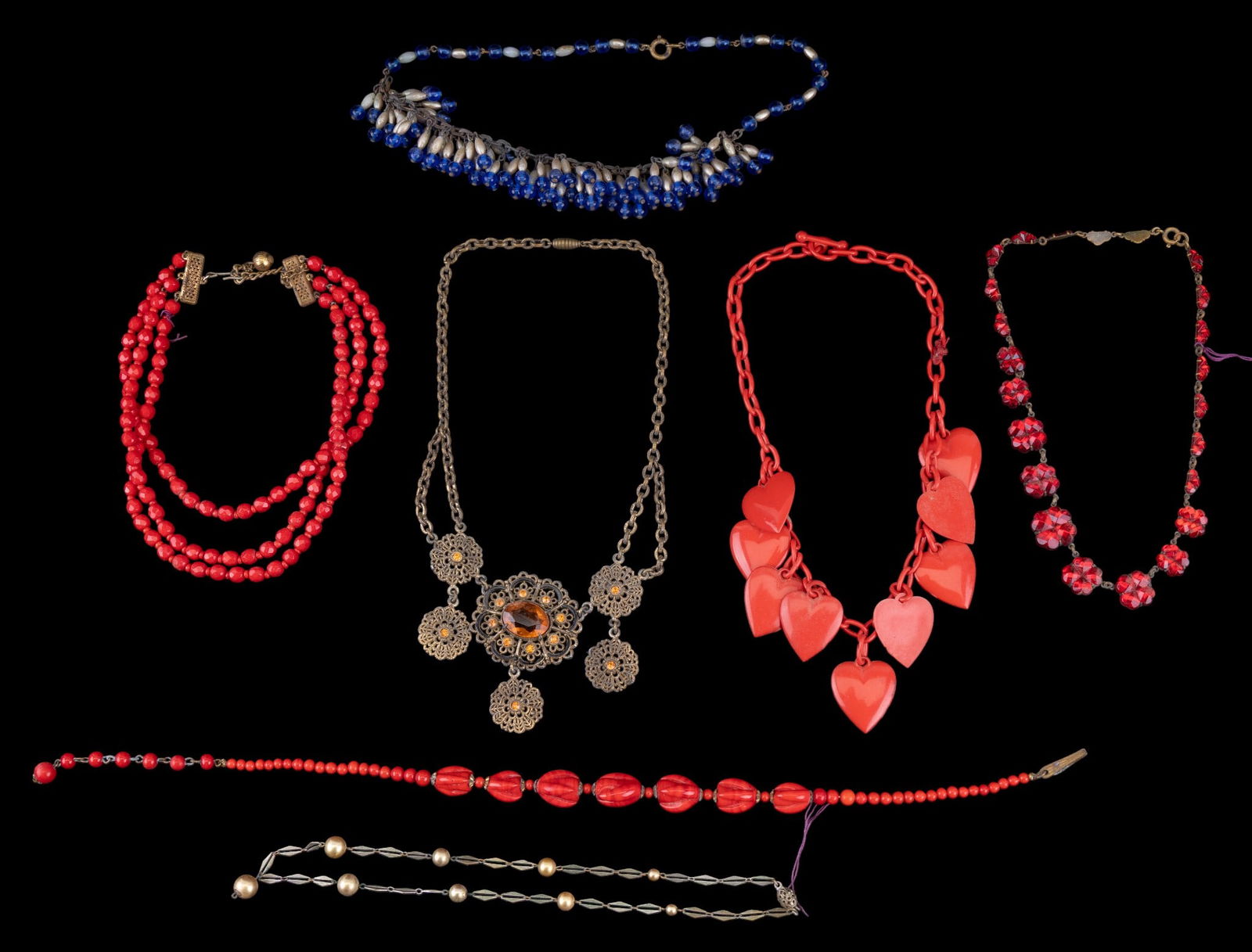 Six Antique Necklaces (1 of 8)