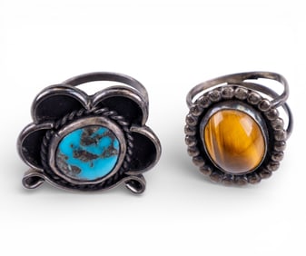 Pair of Native American Rings