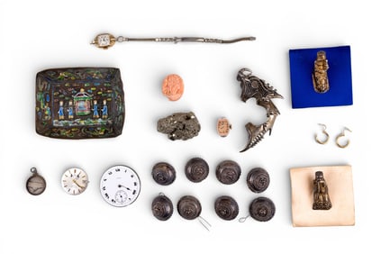 Silver Buttons & Jewelry