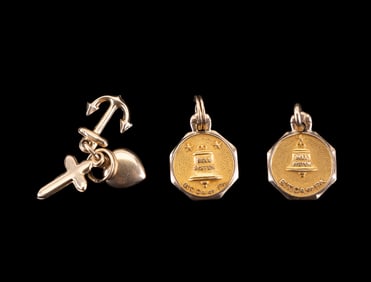 14K Yellow Gold Charms & Pendants (5 Pc.)