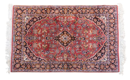 Kashan Persian Rug < 4'x6'