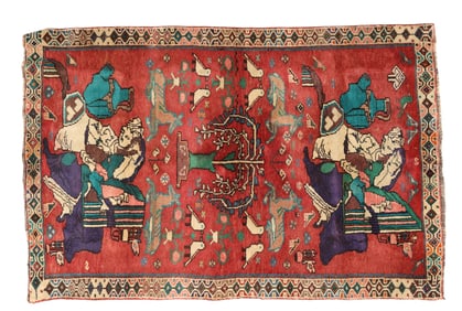 Persian Pictorial Area Rug