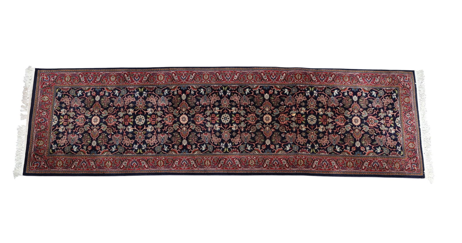 Persian Runner: Persian runner measuring approx. 9'2" x 2'6".