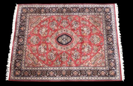 Persian Tabriz Floral Area Rug