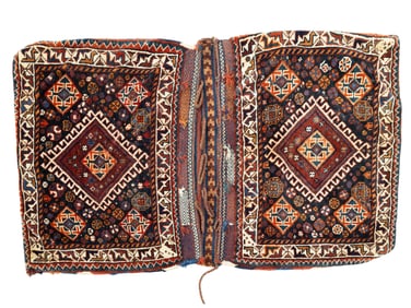 Antique Persian Ghashghai Saddlebag