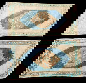 Pair of Turkish Oushak Rugs