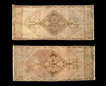 Pair of Turkish Oushak Rugs