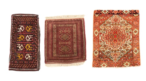 3 Handmade Rugs / Mats
