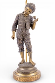 Bronze Figural Lamp "La Toupie"