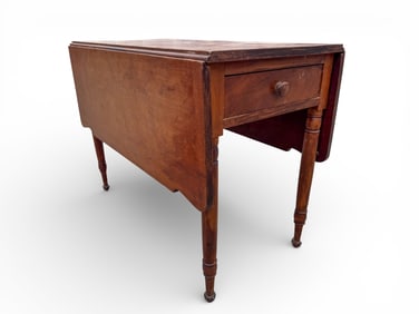 19th C Sheraton 1-Drawer Breakfast Table