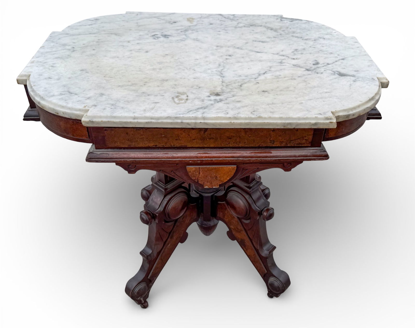 Victorian High-Style Marble Top Table (1 of 8)
