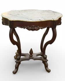 Victorian Marble Top Table