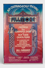 1972 Fillmore Movie Poster