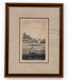 Intaglio Prints, Meadowlark Mark R. Woodie, Farmer