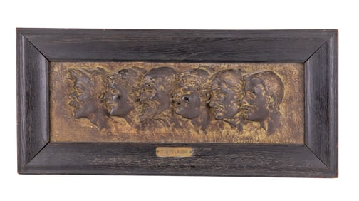 Framed Relief Plaque