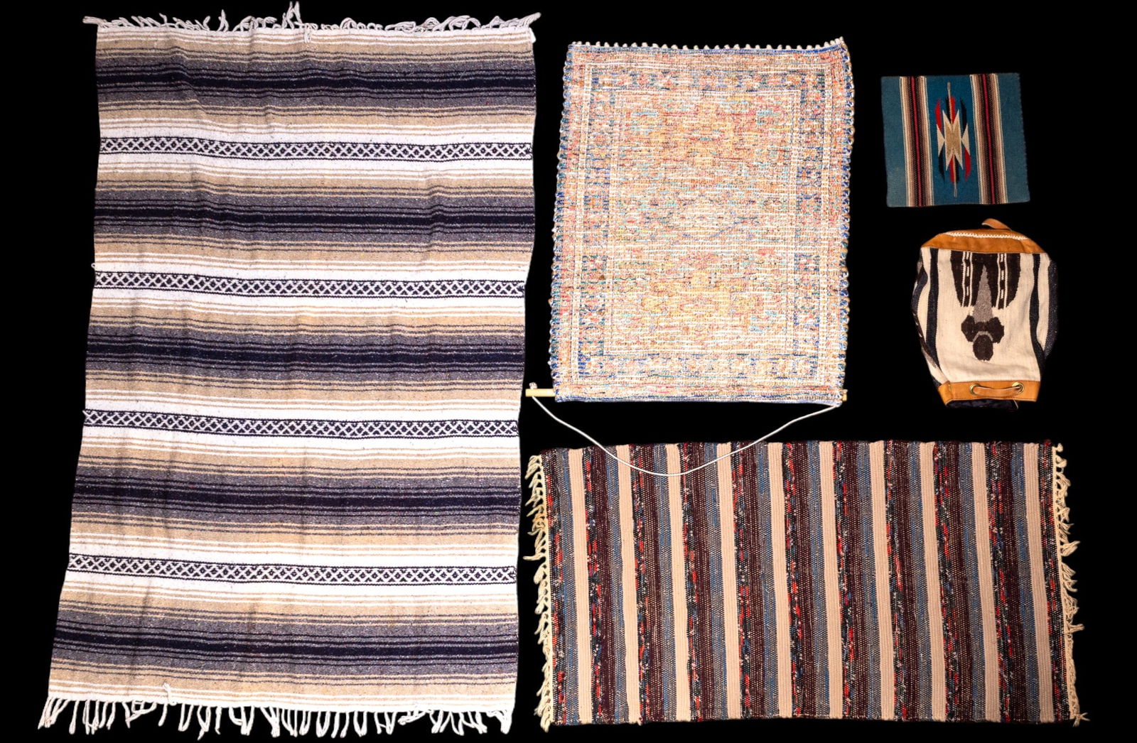 Early Textiles, Southwest Native, Hook Rug, more (1 of 11)