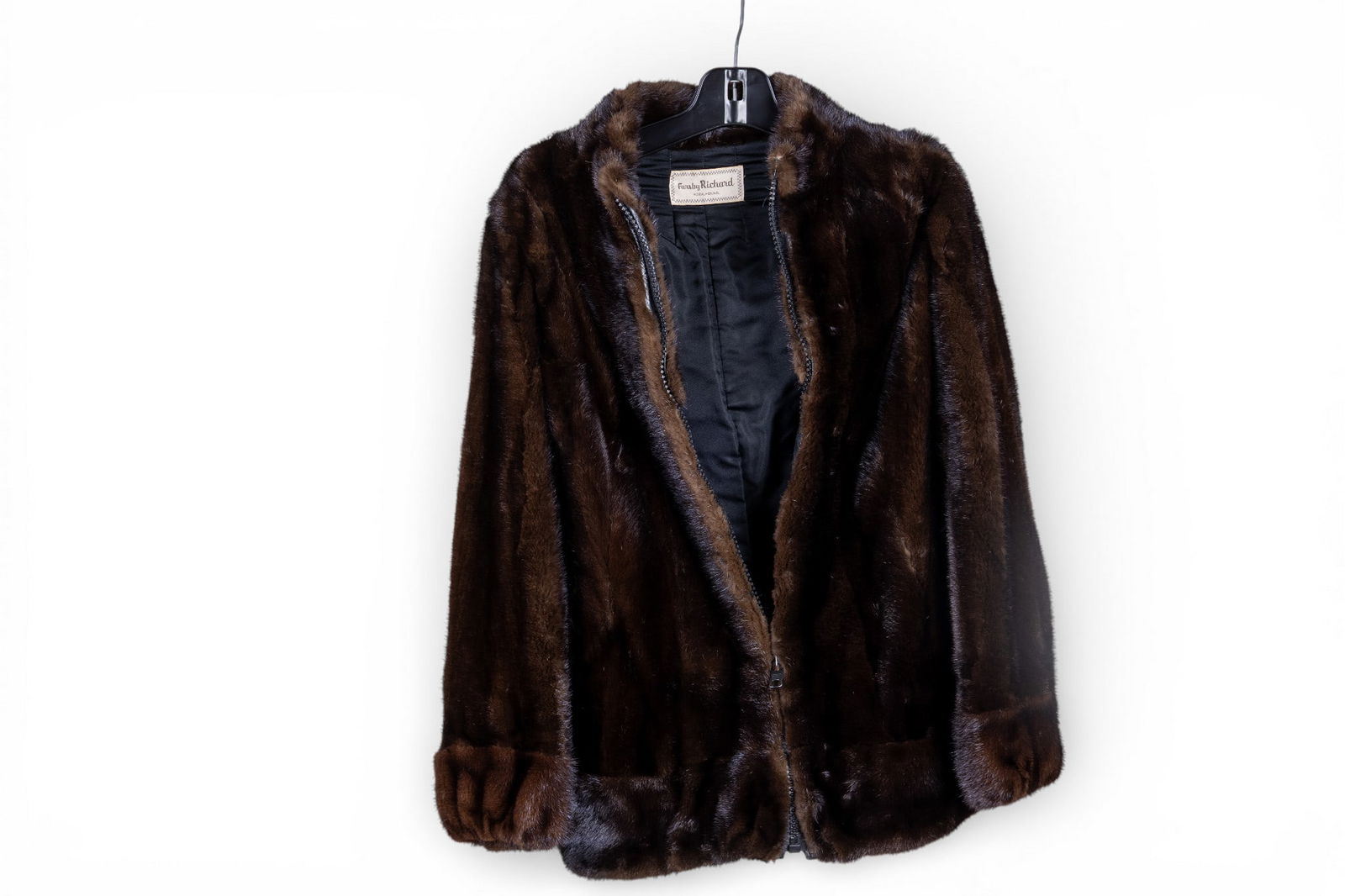 Vintage Dark Fur Jacket (1 of 6)