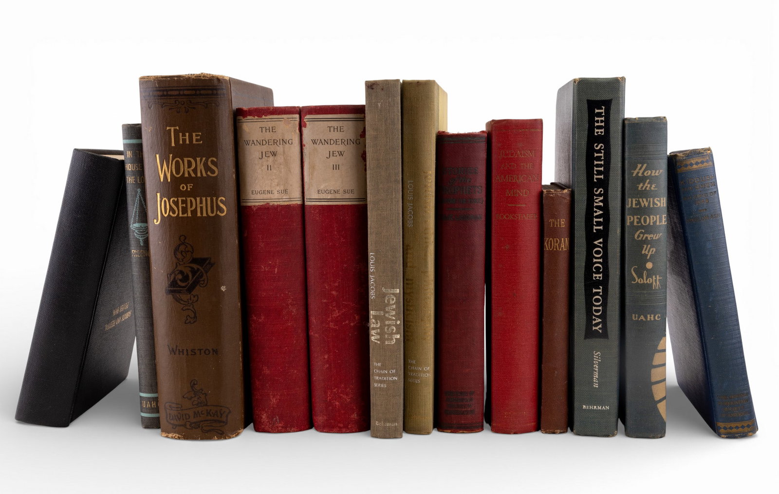 Judaic Antique Books and Literature (13 Pc.) (1 of 5)