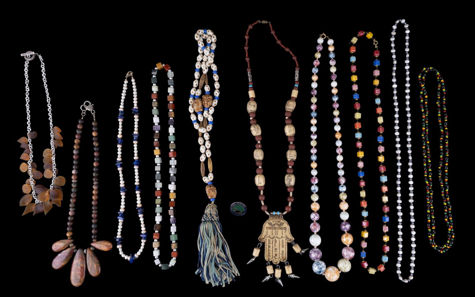 Ten Necklaces, Stone & Glass plus (1 of 12)