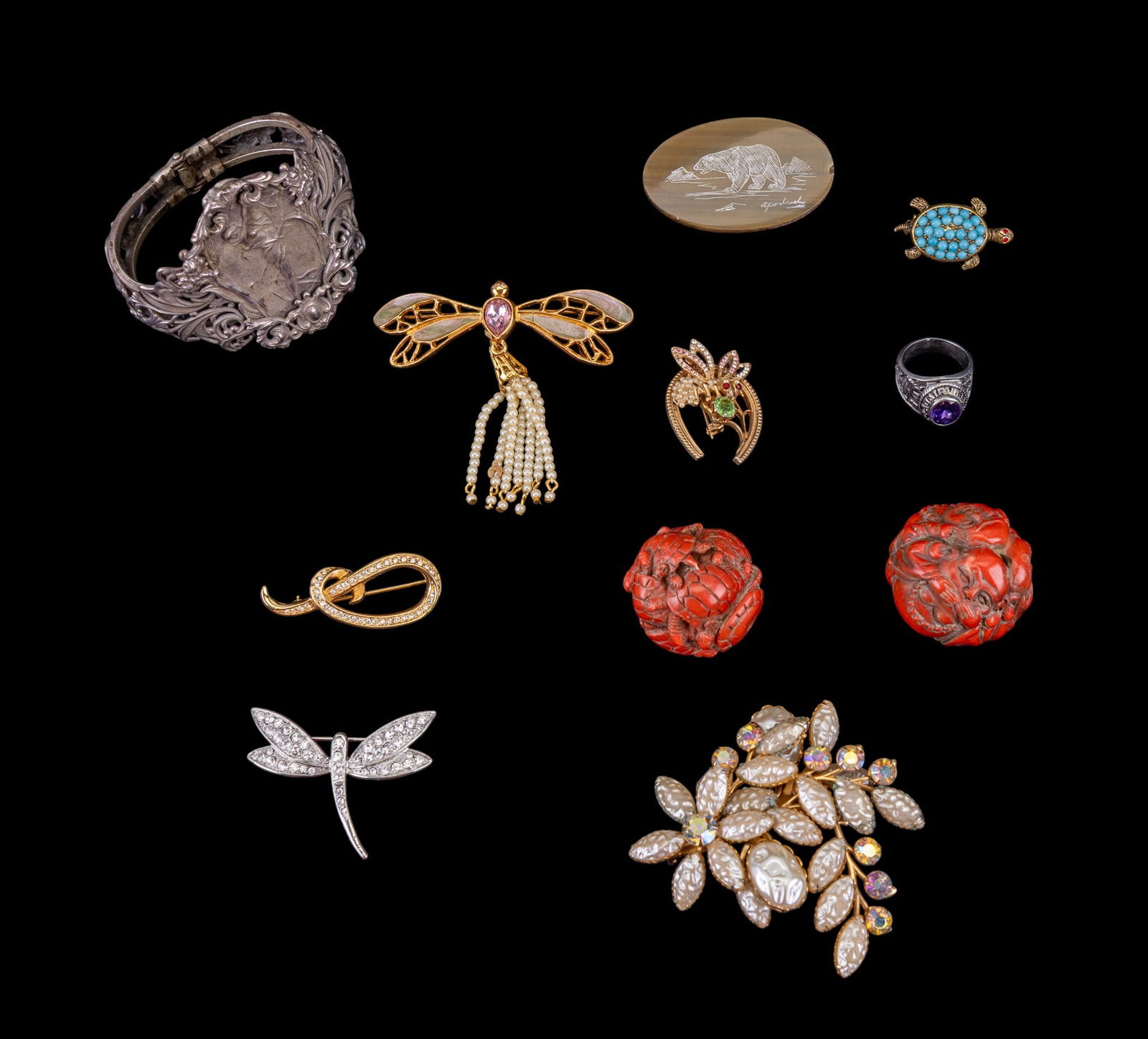 Girl Scouts 10K GF Ring and Other Jewelry (1 of 15)