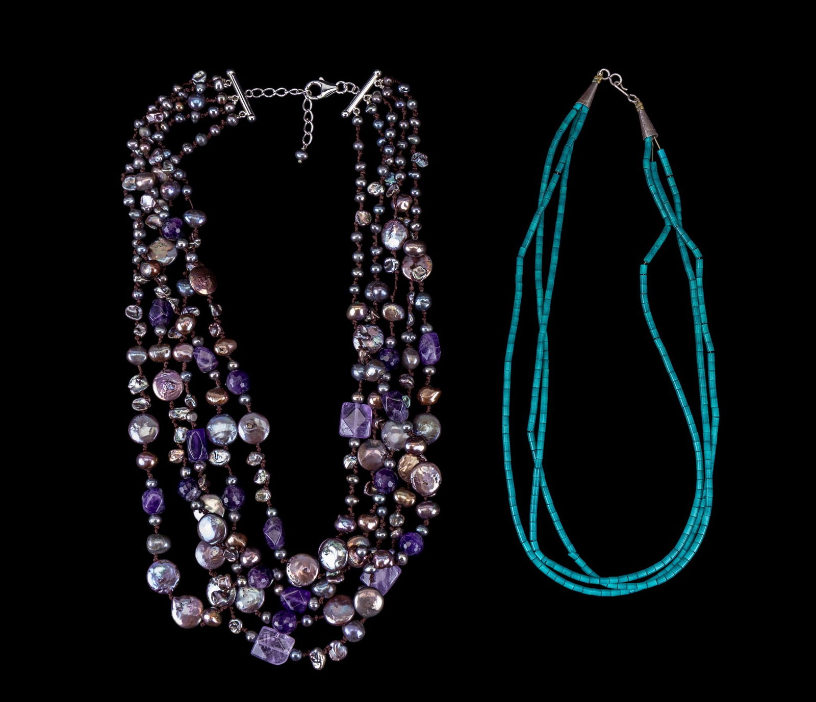 Sterling and Stone Necklaces (1 of 6)