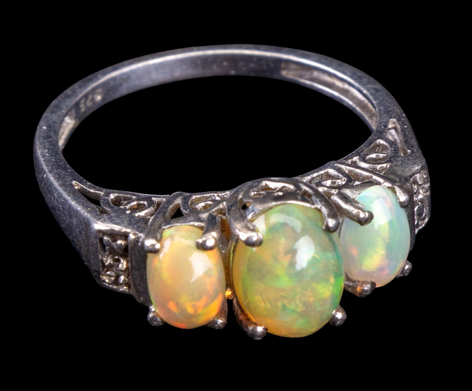 Sterling and Opal Ring (1 of 7)