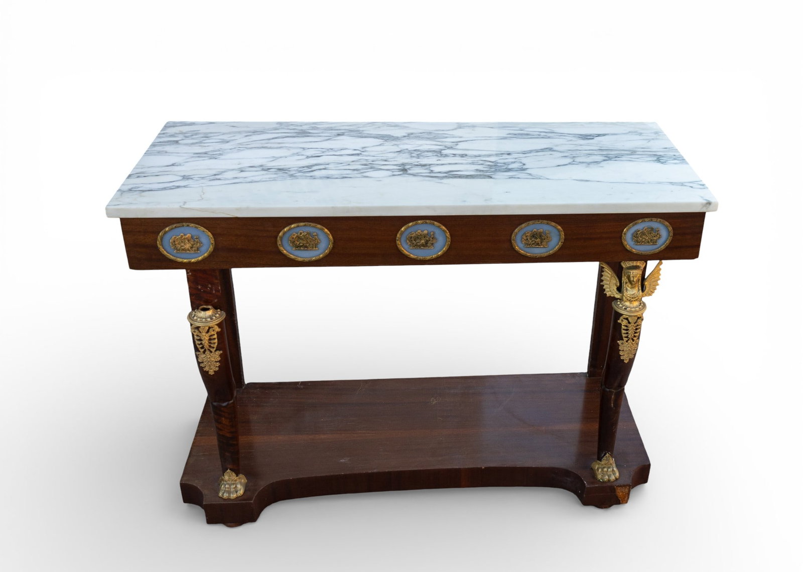 French Marble Top Console Table (1 of 8)