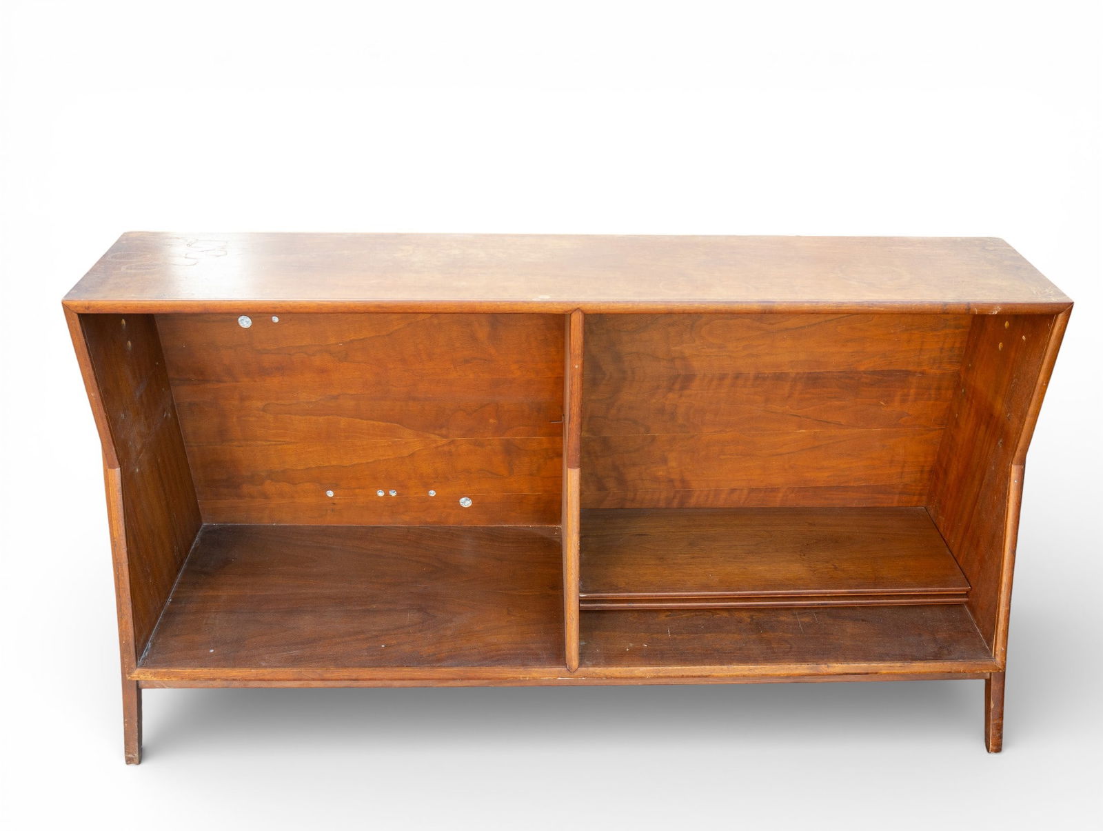 Danish Modern Angled Bookcase / Credenza (1 of 7)