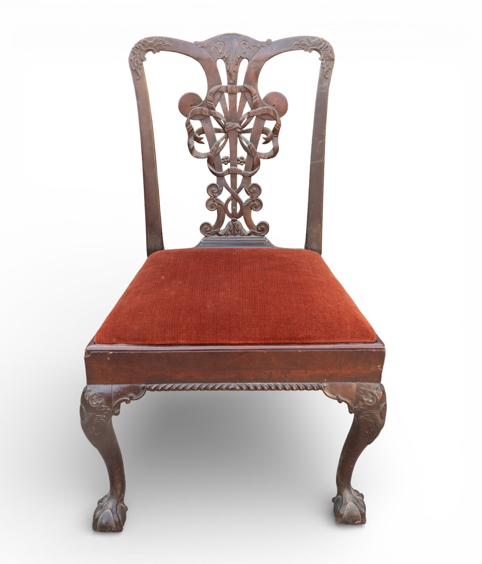 Chippendale Mahogany Side Chair (1 of 9)