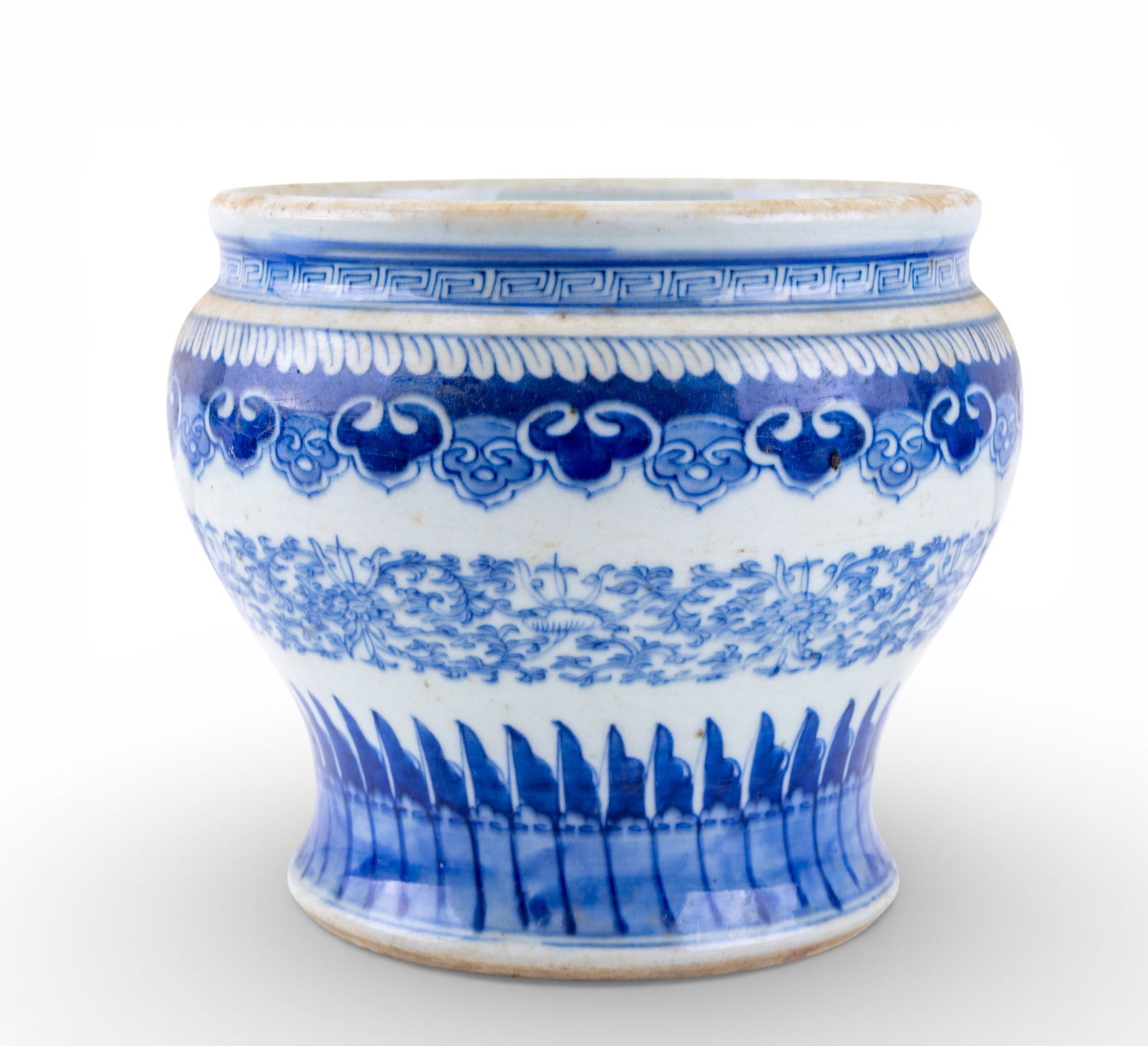 Chinese 19C Blue & White Jardiniere (1 of 12)