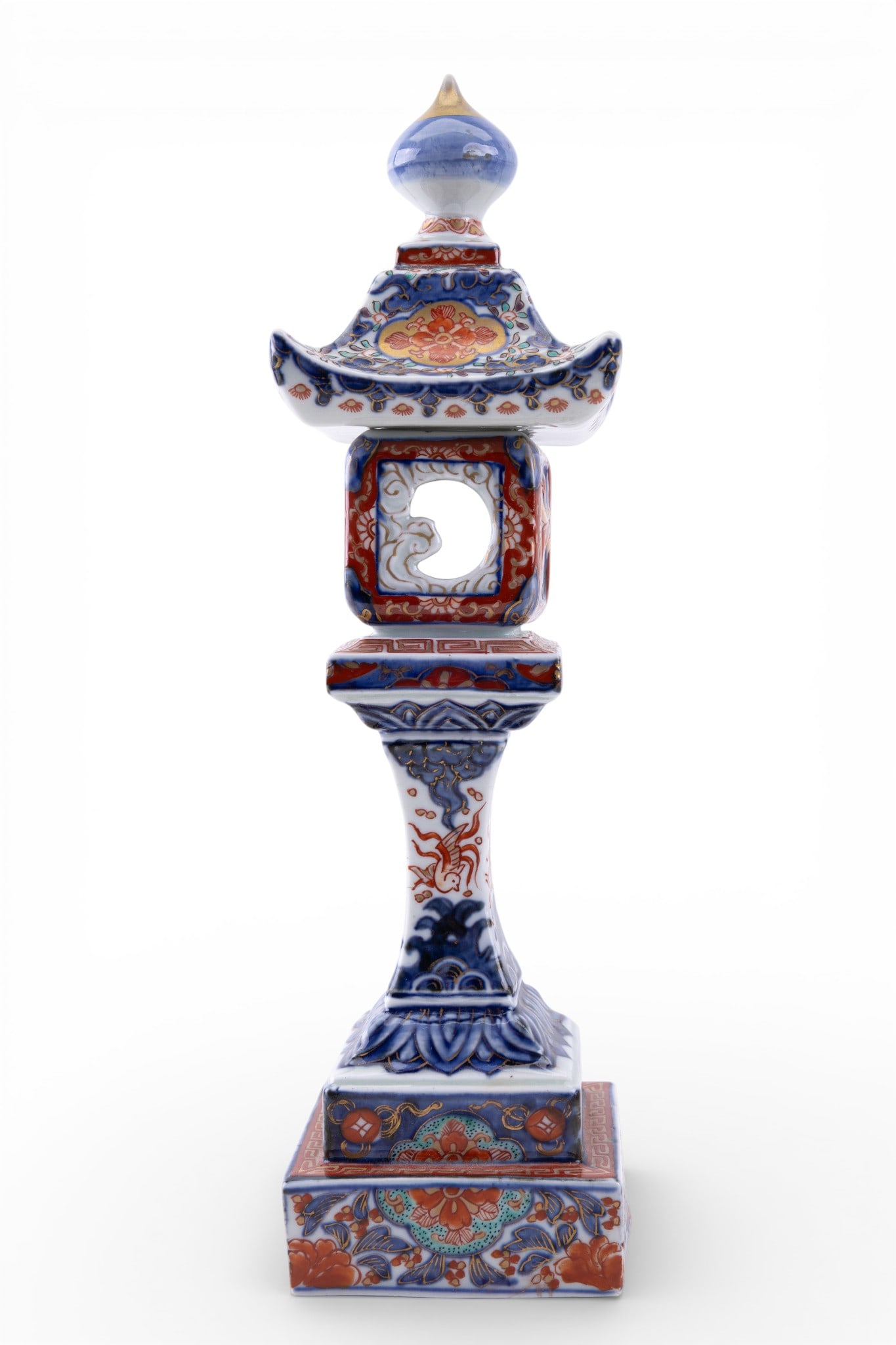 Japanese Porcelain Candle Pedestal (1 of 8)