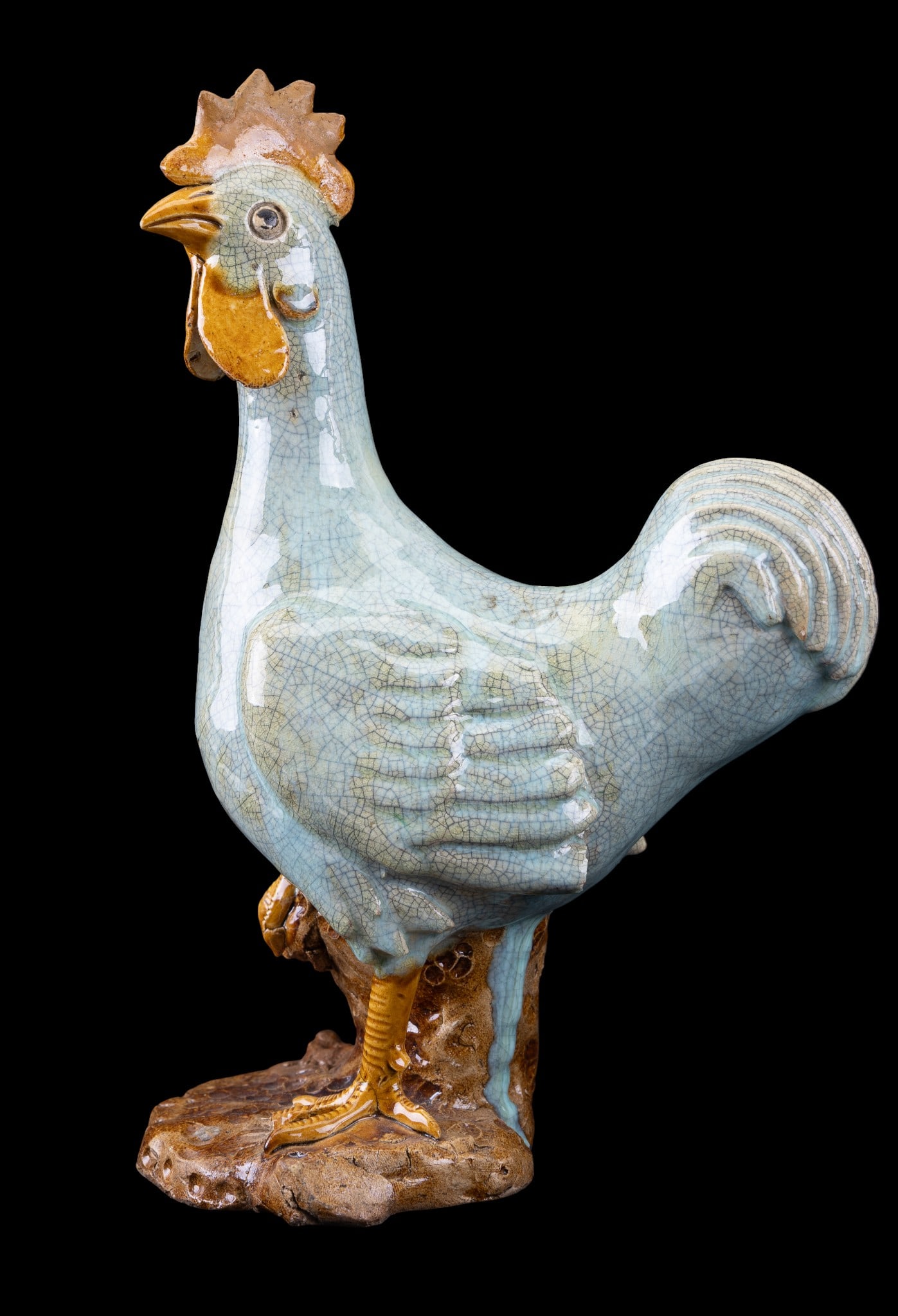 Chinese Ceramic Rooster Figure (1 of 7)