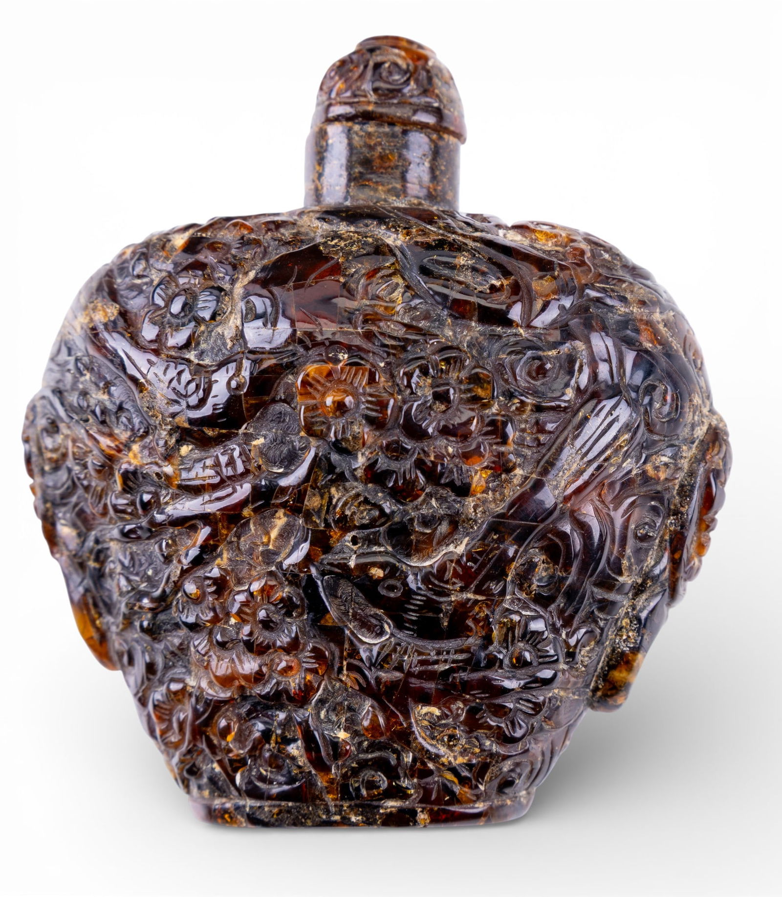 Chinese Amber Snuff Bottle (1 of 6)
